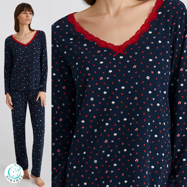 Бабушкина пижама серия Fleur TM ELLEN LPK 0280/01/01