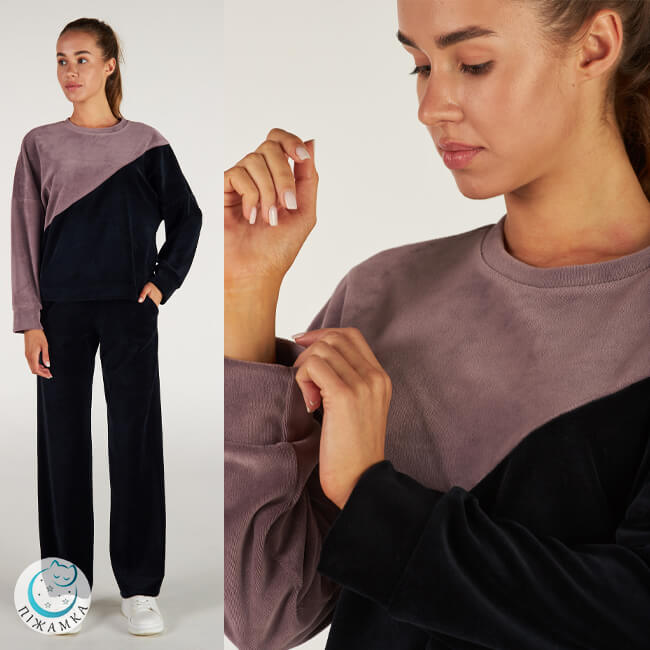 Велюровый спортивный костюм Турция LPV 1886/04/01 TM ellen 