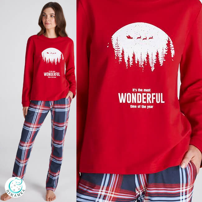 серия Wonderful ТМ Эллен одинаковые пижамы мама дочь